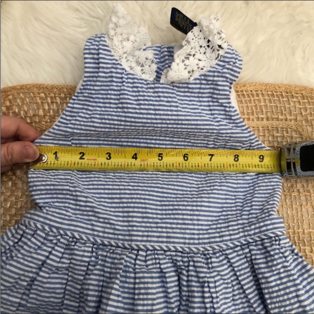 Polo Ralph Lauren Seersucker Stripe Dress - Picture 11 of 13